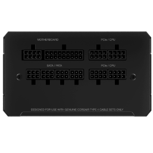 Corsair RM850e Connectors View