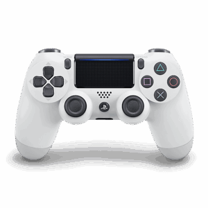 Sony PS4 Glacier White Dualshock 4 Wireless Controller Front View