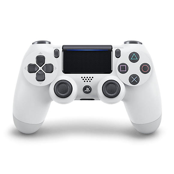 Sony PS4 Glacier White Dualshock 4 Wireless Controller Front View