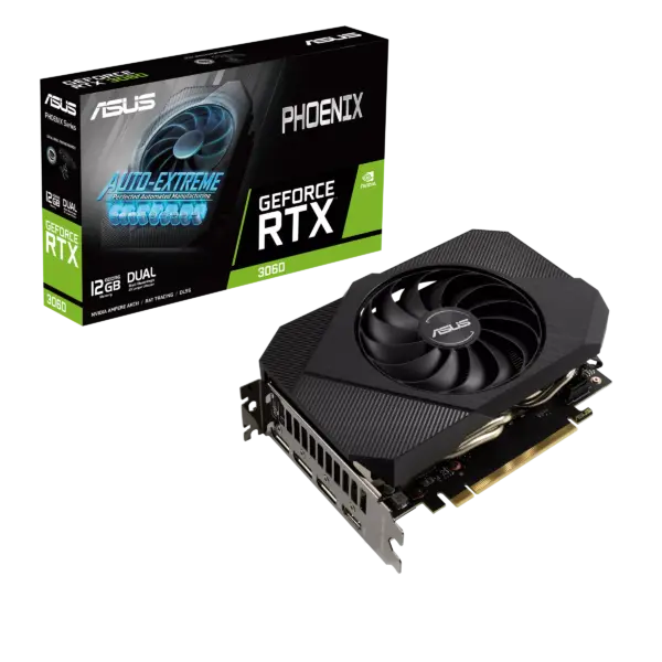 ASUS NVIDIA GeForce RTX 3060 Phoenix V2 Box View