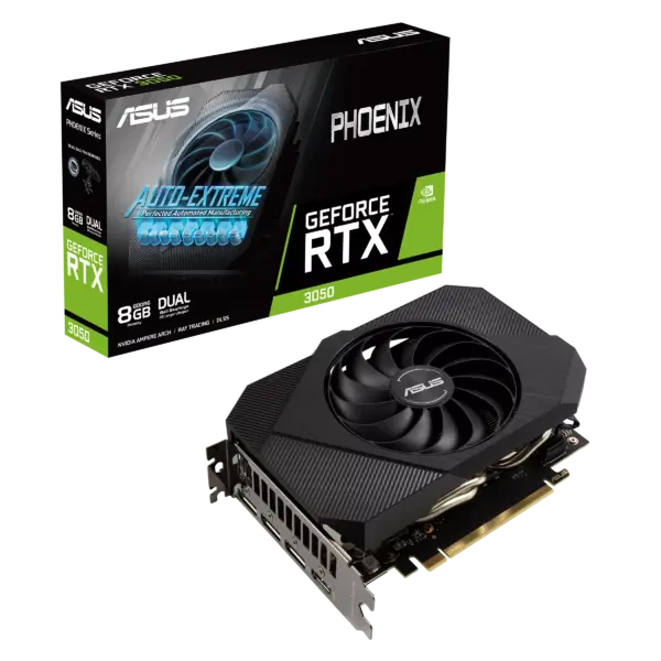 ASUS Phoenix NVIDIA GeForce RTX 3050 8GB Box View