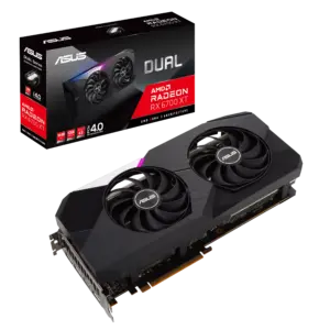 ASUS Dual AMD Radeon RX 6700 XT Box View