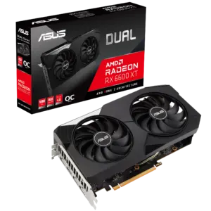 ASUS Dual AMD Radeon RX 6600 XT OC Box View