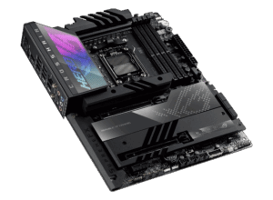 ASUS ROG Crosshair X670E Hero Angled Front View