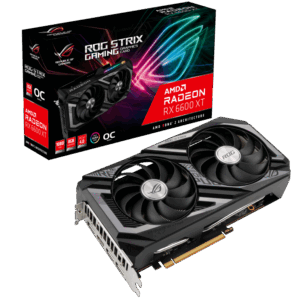 ASUS ROG Strix AMD Radeon RX 6600 XT OC Box View