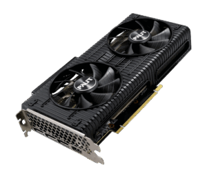 Palit NVIDIA GeForce RTX 3050 Dual 8GB Angled Front View