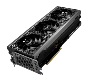 Palit NVIDIA GeForce RTX 4080 GameRock OmniBlack Angled Front View