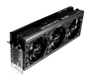 Palit NVIDIA GeForce RTX 4080 GameRock OmniBlack Angled Front View