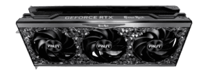 Palit NVIDIA GeForce RTX 4080 GameRock OmniBlack Angled Front View