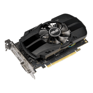 ASUS Phoenix NVIDIA GeForce GTX 1650 OC Front Angled View