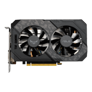 ASUS TUF Gaming NVIDIA GeForce GTX 1660 SUPER OC Flat Front View