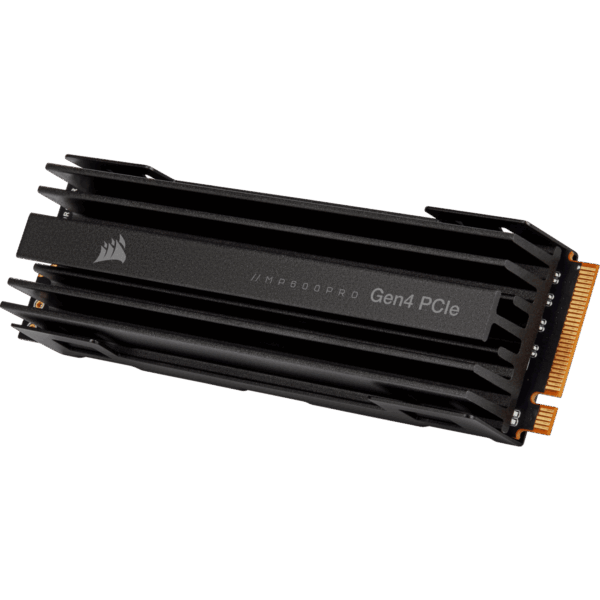 Corsair MP600 PRO 1TB Angled Front View