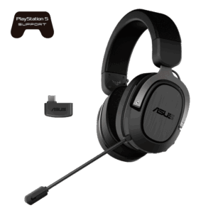 ASUS TUF Gaming H3 Wireless Headset – Gun Metal