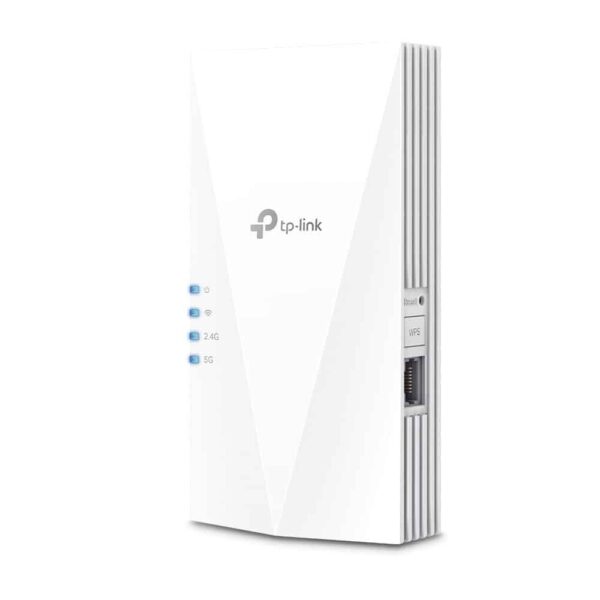 TP-LINK RE600X Angled Front View