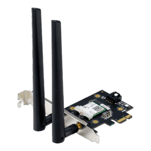 ASUS PCE-AX3000 Angled Antenna View