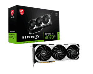 MSI NVIDIA GeForce RTX 4070 Ti VENTUS 3X Box View
