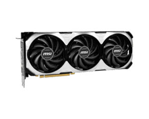 MSI NVIDIA GeForce RTX 4070 Ti VENTUS 3X Angled Front View