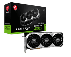 MSI NVIDIA GeForce RTX 4080 16GB VENTUS 3X Box View