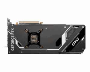 MSI NVIDIA GeForce RTX 4080 16GB VENTUS 3X Backplate View