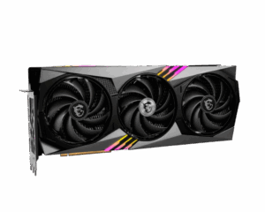 MSI NVIDIA GeForce RTX 4080 16GB GAMING X TRIO Angled Front View