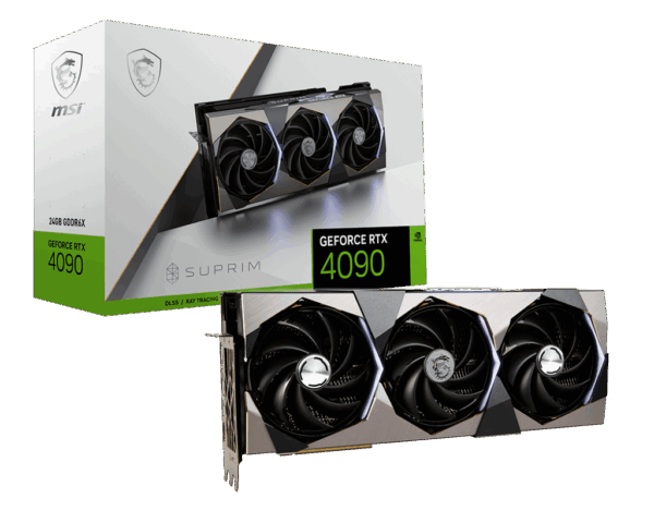 MSI NVIDIA GeForce RTX 4090 SUPRIM Box View
