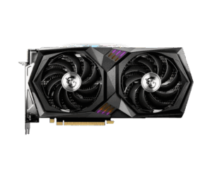 MSI NVIDIA GeForce RTX 3060 Ti GAMING X Flat Front View