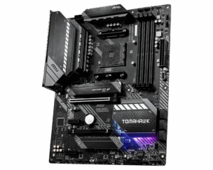 MSI MAG B550 TOMAHAWK Angled Front View