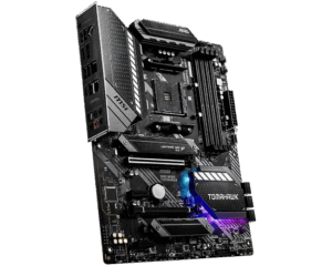 MSI MAG B550 TOMAHAWK Angled Front View