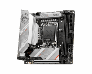 MSI MPG B760I EDGE WIFI DDR4 Angled Front View