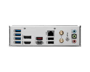 MSI MPG B760I EDGE WIFI DDR4 I/O View