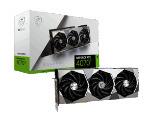 MSI NVIDIA GeForce RTX 4070 Ti SUPRIM Box View
