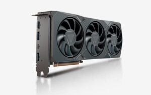 Sapphire AMD Radeon RX 7900 XT Angled Vertical View