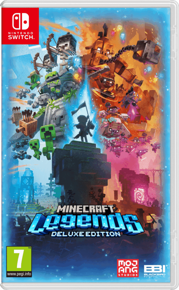 Minecraft Legends Deluxe Edition Box Art NSW