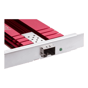 ASUS XG-C100F Angled Port View