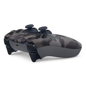 Sony PS5 DualSense Grey Camo Angled Side View