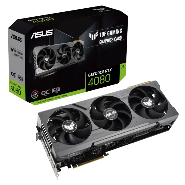 ASUS TUF Gaming NVIDIA GeForce RTX 4080 OC Box View