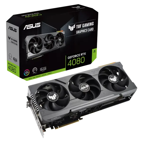 ASUS TUF Gaming NVIDIA GeForce RTX 4080 Box View