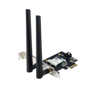 ASUS PCIE-AX1800 Angled Front View
