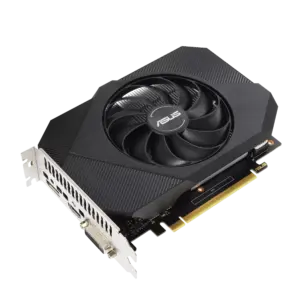 ASUS Phoenix NVIDIA GeForce GTX 1650 V2 OC Angled Front View