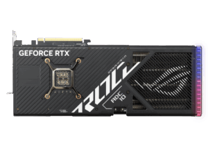 ASUS ROG Strix NVIDIA GeForce RTX 4080 Backplate View