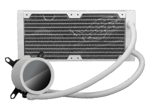 ASUS ROG Ryuo III 240 ARGB White Edition Radiator View