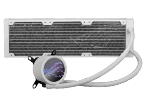 ASUS ROG Ryuo III 360 ARGB White Edition Radiator View