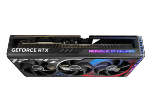 ASUS ROG Strix NVIDIA GeForce RTX 4080 Angled Side View