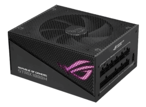 ASUS ROG STRIX 1000W Gold Aura Edition Angled Top View