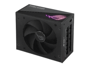 ASUS ROG STRIX 1000W Gold Aura Edition Angled Vertical View