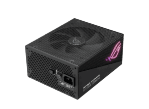 ASUS ROG STRIX 1000W Gold Aura Edition Angled Top View