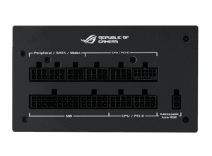 ASUS ROG STRIX 1000W Gold Aura Edition Connectors View