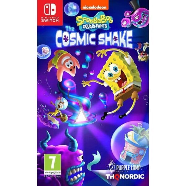 Spongebob Squarepants: The Cosmic Shake Box Art NSW
