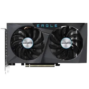 Gigabyte NVIDIA GeForce RTX 3050 EAGLE OC Flat Front View