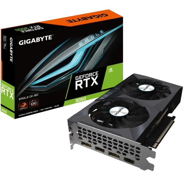 Gigabyte NVIDIA GeForce RTX 3050 EAGLE OC Box View